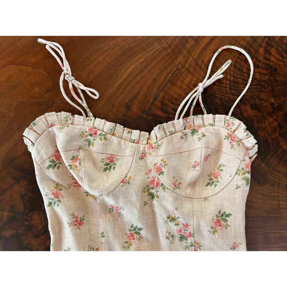 Floral Sundress with Ruffle Bust - Picture 2 of 6